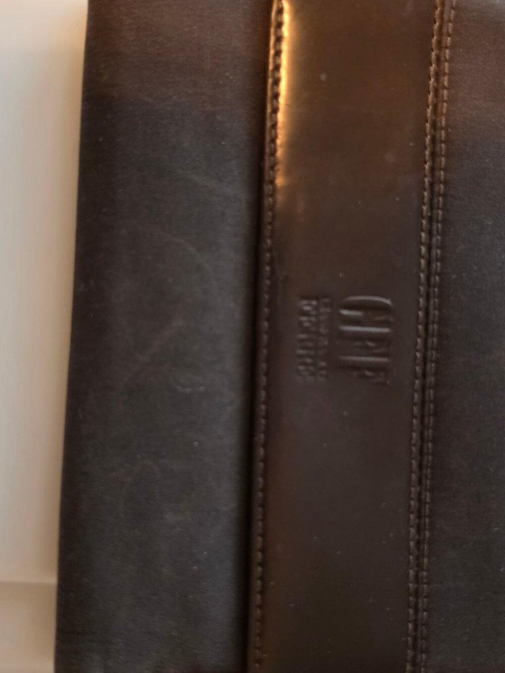 FF Gianfranco Ferré Vintage Black Continental Trifold Wallet Clutch